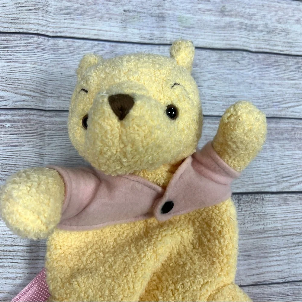 Disney Winnie The Pooh Vintage Kids Small Plush Toy Backpack Y2K Cartoon